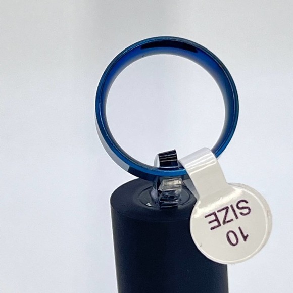 Dallas Cowboys Stainless Steel Blue Ring - Picture 6 of 7